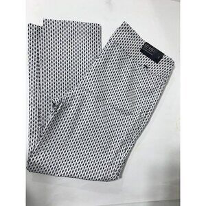 NEW S.C. & CO. Women's Tummy Control Pants, White & Black, Size 16